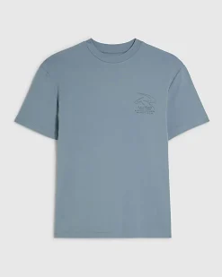 Blue Regular Fit Athletisme T-shirt
