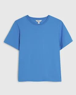 Blue Short Sleeve Slim Fit T-Shirt