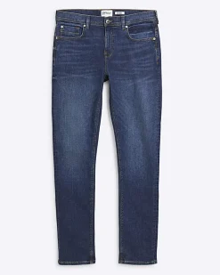 Blue Skinny Fit Stretch Jeans