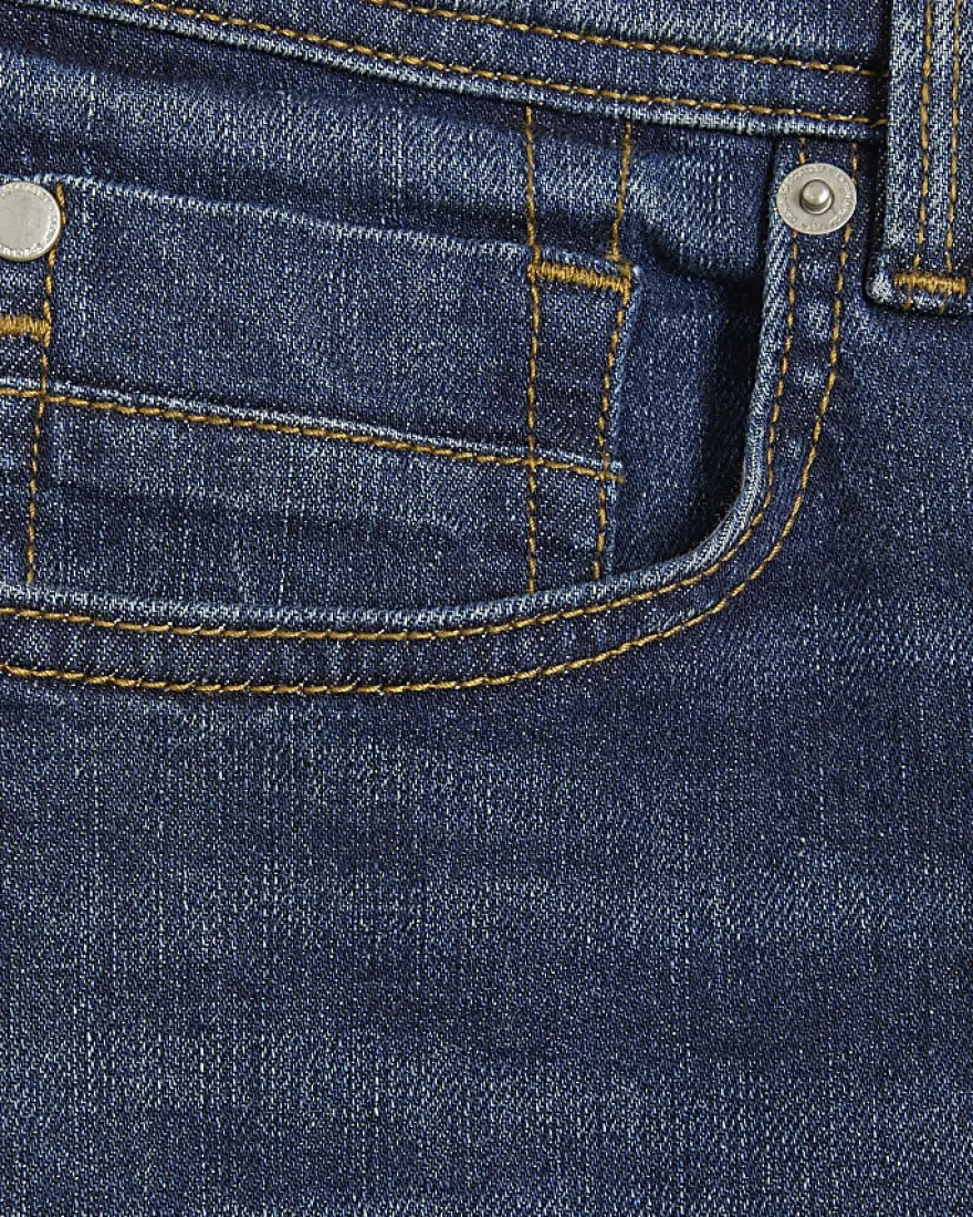 Blue Skinny Fit Stretch Jeans