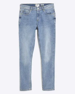 Blue Skinny Fit Stretch Jeans