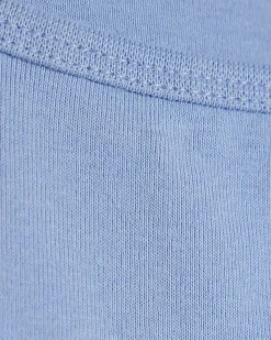 Blue Sleeveless Cotton Tank Top