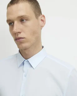Blue Slim Fit Shirt