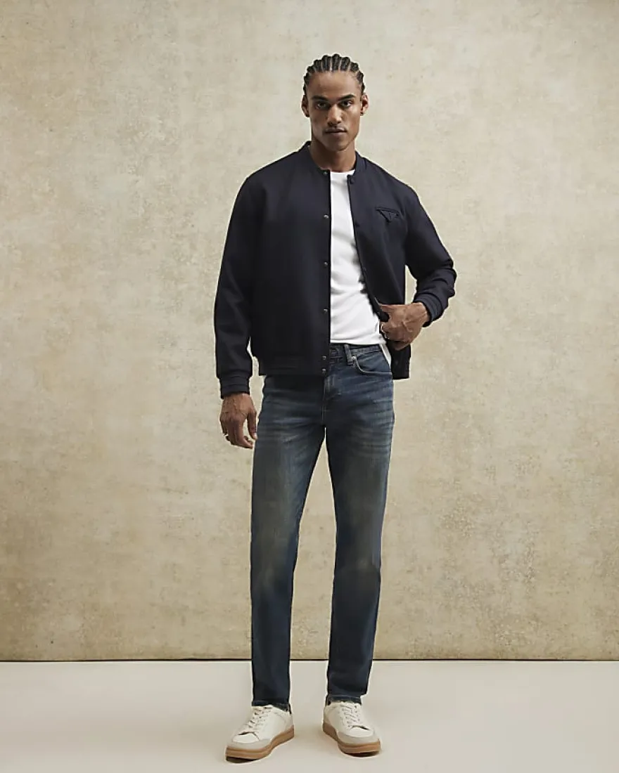 Blue Slim Fit Stretch Jeans