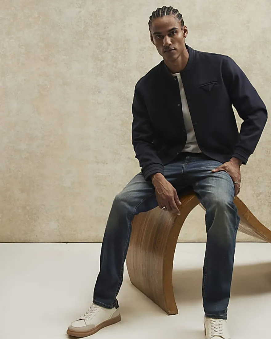 Blue Slim Fit Stretch Jeans