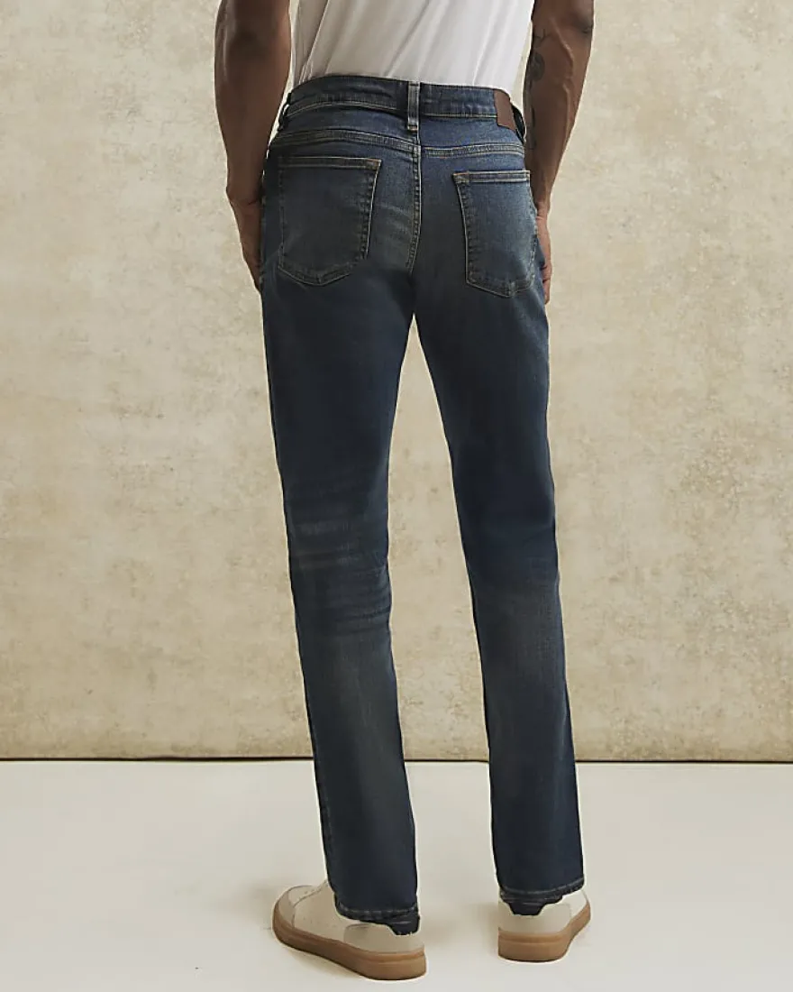 Blue Slim Fit Stretch Jeans