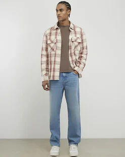 Blue Straight Fit Jeans