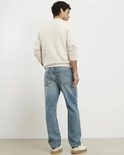 Blue Straight Fit Jeans