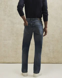 Blue Straight Fit Jeans
