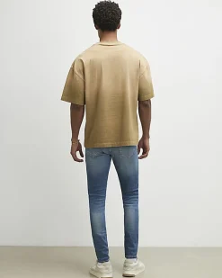 Blue Super Skinny Stretch Jeans