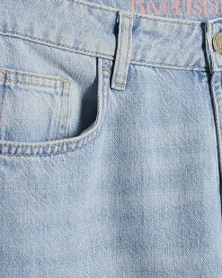 Blue Wide Leg Jeans