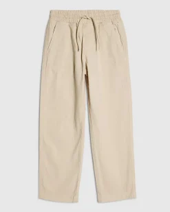 Boys Beige Pull On Trousers