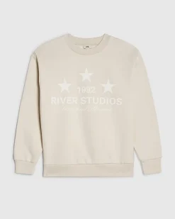 Boys Beige River Studios Sweatshirt