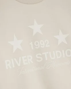 Boys Beige River Studios Sweatshirt