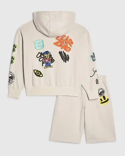 Boys Beige Year Zero Graffiti Set
