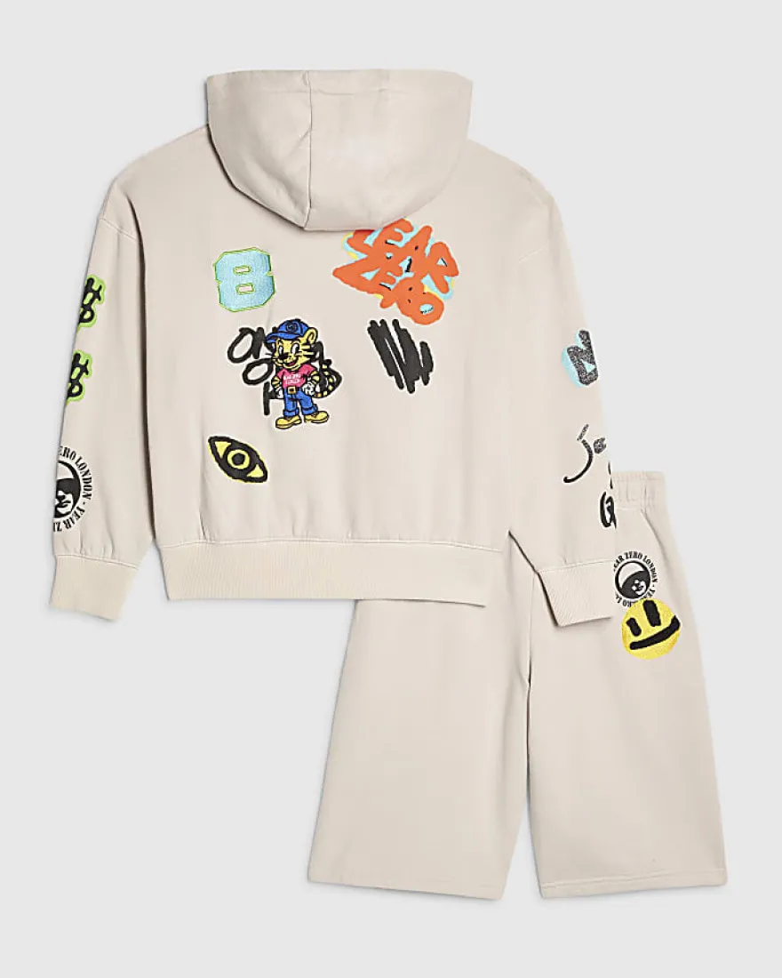 Boys Beige Year Zero Graffiti Set