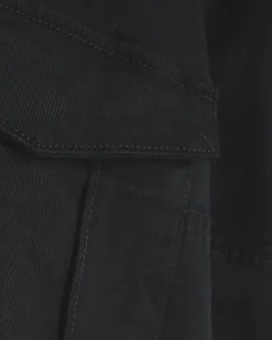 Boys Black Cargo Trousers