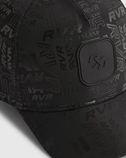 Boys Black RVR Monogram Cap