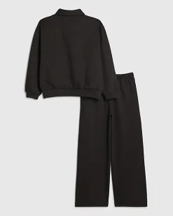 Boys Black Shirt Set