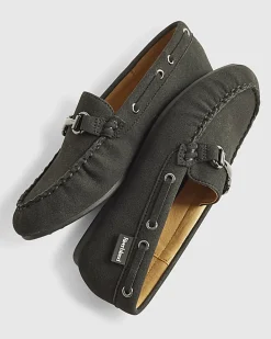 Boys Black Snaffle Loafers