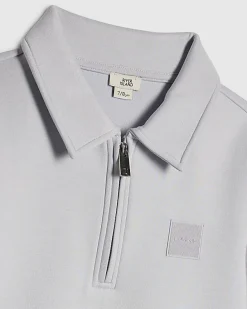 Boys Blue Luminis Badge Polo Shirt Set