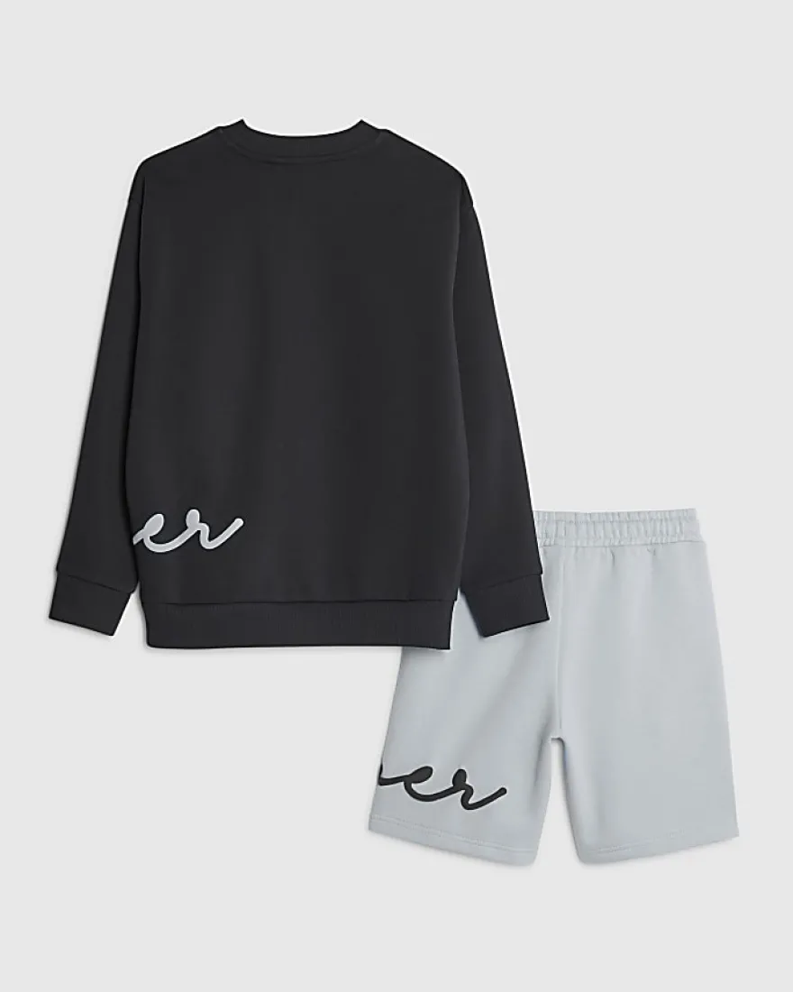 Boys Blue River Sweatshirt Set