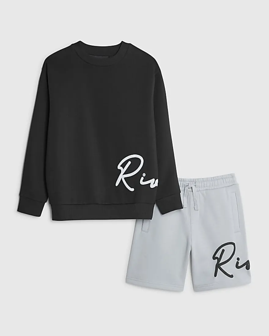 Boys Blue River Sweatshirt Set