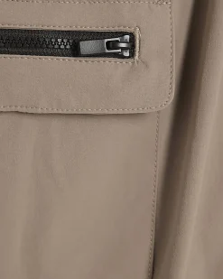 Boys Brown Zip Cargo Trousers