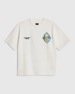 Boys Cream Oversized Textured Amalfi T-Shirt