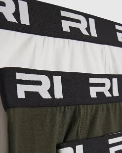 Boys Khaki Pack Of 5 Boxers