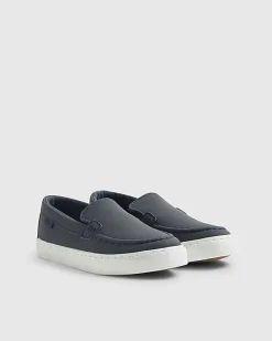Boys Navy Loafers