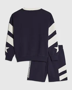Boys Navy MontPrix Sweatshirt Set