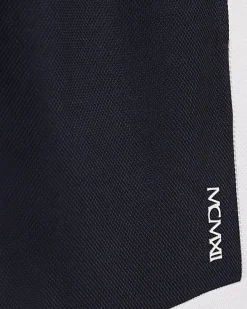 Boys Navy Slim Colour Blocked Polo Shirt Set