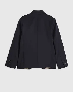 Boys Navy Tailored Suit Jacket