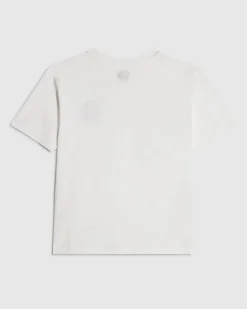 Boys White Crest T-Shirt