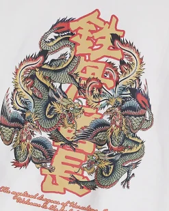 Boys White Japanese Dragon T-Shirt