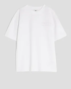 Boys White Luminis Back Print T-Shirt