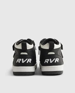 Boys White Monogram High Top Trainers