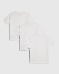 Boys White RR Pack Of 3 T-Shirts
