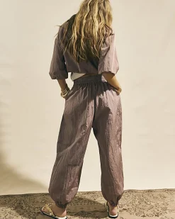 Brown Balloon Leg Trousers