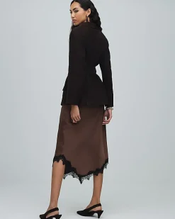 Brown Belted Suede Jacket