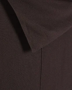 Brown Knitted Cape Jumper