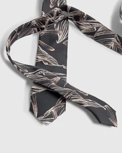 Brown Leaf Tie