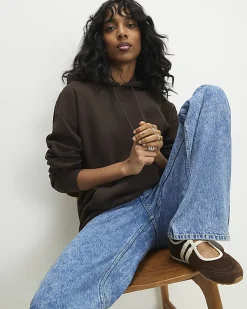 Brown Long Sleeve Hoodie