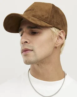Brown MCMXII Faux Suede Cap