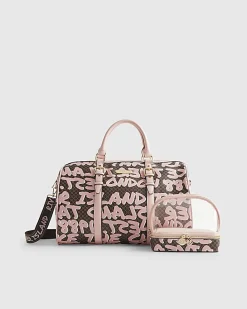 Brown Monogram Graffiti Barrell Bag Bundle