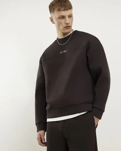 Brown Oversized Fit Premium Sweatshirt