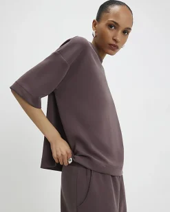 Brown Premium Boxy T-Shirt