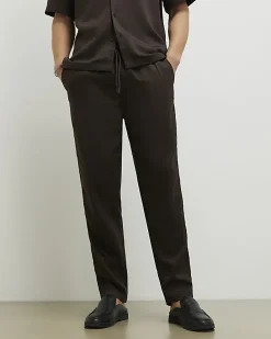 Brown Regular Fit Joggers
