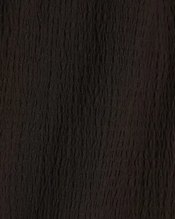 Brown Regular Fit Textured Shorts